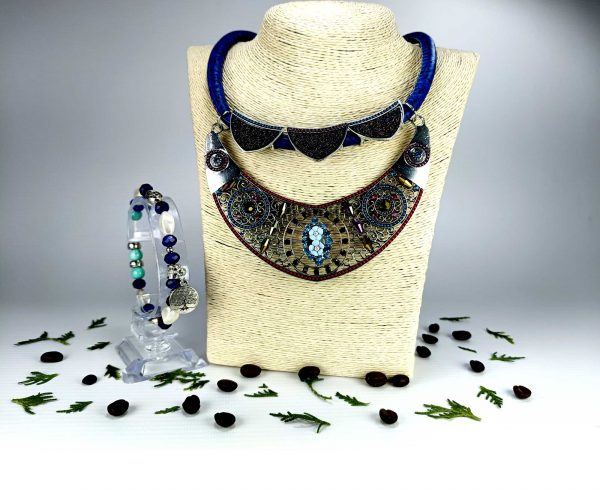 Set étnico azul